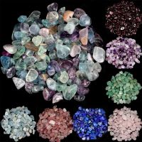 Natural Chips Gravel Stone Irregular Green Fluorite Amethysts Garnet Beads For Jewelry Making DIY Bracelet Necklace Accessories Headbands