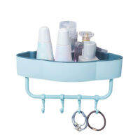 The new corner shower shelf with hook triangle shelf with hook storage corner shelf can be used in bathroom, kitchen