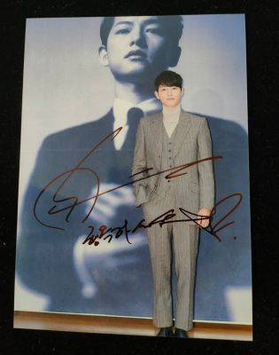 hand signed Vincenzo Song Joong Ki autographed photo 5*7 K-POP 072021B  Photo Albums