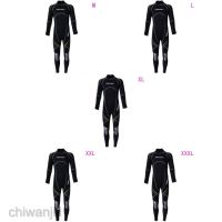 [chiwanjicdMY] Neoprene Wetsuit 3mm Men Scuba Diving Thermal Full Suit Black