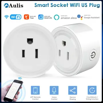 Tuya Wifi Smart Plug Socket 16a Power Monitor Timing Function Smart Life App  Control Outlet For Alexa Google Home Italy