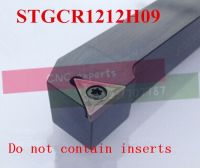 STGCR1212H09 12 * 12 * 100 มม. เครื่องกลึงโลหะเครื่องกลึง CNC เครื่องมือกลึงภายนอกที่ใส่เครื่องมือ S-Type STGCR / L