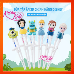 Đũa tập ăn cho bé Elsa Anna Disney Marvel 3D