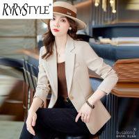 RYRYSTYLE ชุดสูทแขนยาวสำหรับผู้หญิง,ใหม่เสื้อสูท8821มืออาชีพขนาดเล็ก2023