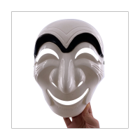 1 Piece Cosplay Luminous Masks Lighting Up in the Dark Night As Shown Plastic for Halloween LED Masks