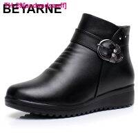 asdsadsaaff BEYARNE-botas de neve quentes para mulheres botins casuais sapatos antiderrapantes algodão moda feminina mãe outono inverno