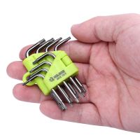 8pcs Star Torx Wrench Spanner Set T5 T6 T7 T8 T9 T10 T15 T20 Box End Wrench Screwdriver Bits Professional Hand Tools Handtool parts Accessories