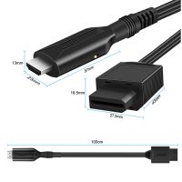 To -Compatible Converter Cable 2 -Compatible for HDTV Monitor Display To -Compatible Adapter