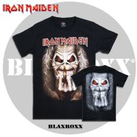 Blaxroxx เสื้อวง ลิขสิทธิ์แท้ Iron Maiden® (IRM004) ผ้า Supersoft cotton