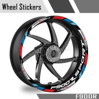 ♞ For BMW F900R f900 r Reflective Motorcycle Accessories Wheel Sticker Hub Decals Rim Stripe Tape Decorative Waterproof