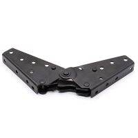 Metal Folding Sofa Bed Hinge 3-Position Angle DIY Furniture Hardware 1Pair Black