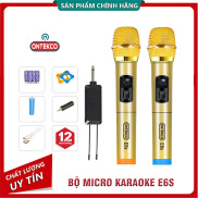 Micro Không dây karaoke ONTEKCO E6S Màu Gold