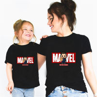 New Product Family Tshirt Cartoons Marvel Graphic Cotton T-Shirt Women Clothes O-Neck Baby Boy Casual Funny Streetwear