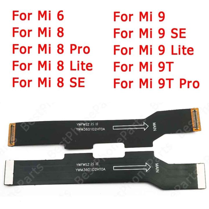 สำหรับ-xiaomi-mi-6-8-se-9-lite-9t-pro-อะไหล่ซ่อม-mi8-mi9-mi6ริบบิ้นเมนบอร์ดเมนบอร์ดทดแทนสายเคเบิลงอได้