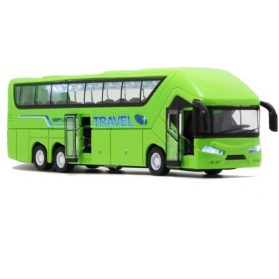 【CC】 Alloy  Small Bus Car Appearance Figure to Operate for Collection