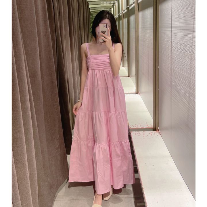 Váy Maxi 2 Dây Màu Hồng giá rẻ Tháng 82023BigGo Việt Nam