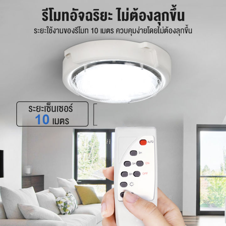 สามสี-โคมไฟเพดาน-ไฟโซล่าเซลล์-solar-light-led-ไฟเพดาน600w-1000wไฟสปอร์ตไลท์-แสงทางเไฟพลังงานแสงอาทิตย์-ในครัวเรือนในร่ม