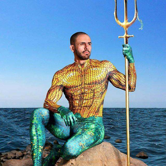 [Lao Zhang Fashion Cosplay） Halloween Aquaman Cosplay Costume Superhero ...