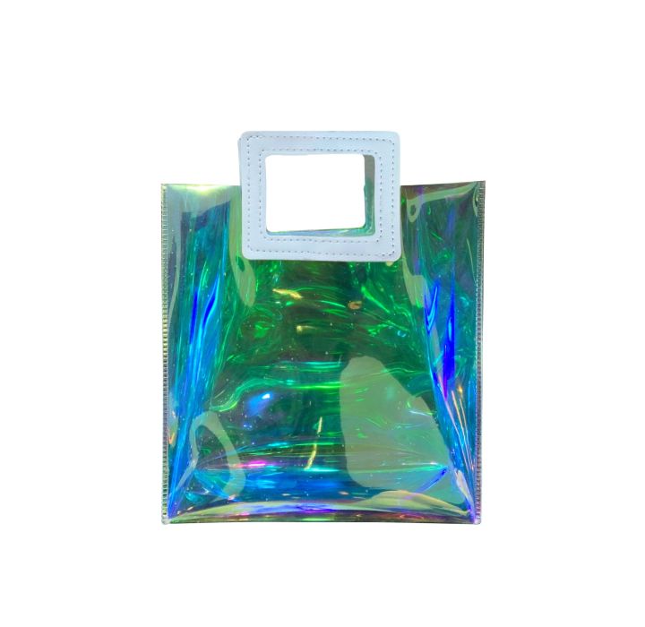 net-red-ing-transparent-laser-jelly-bag-pvc-handbag-activity-plastic-tpu-bag-gift-bag-custom-logo-may