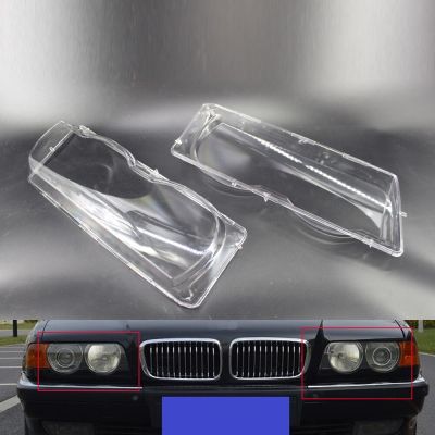 คู่ไฟหน้ารถเหมาะสำหรับ BMW ฝาปิดเลนส์7ชุดลิฟท์ E38 99-01