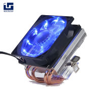 Morkc 4ท่อทองแดงพัดลมระบายความร้อน CPU,เครื่องระบายความร้อน CPU LED พัดลม PWM เงียบ CPU หม้อน้ำระบายความร้อน LGA/115X/775/AMD 3Pin PC