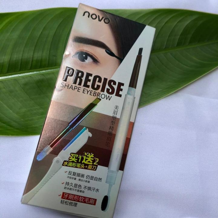 ดินสอเขียนคิ้ว-novo-precise-shape-eyebrow-ซื้อ-1-ได้ถึง-2