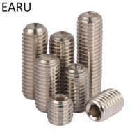 {Haotao Hardware} M1.6x3/4มม. 304ชุดสแตนเลสสกรู Bolt Machine Meters Inner Hexagonal Hexagon Hex Socket Cup Head Headless Top Wire