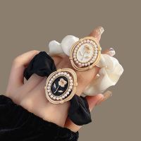 Luxury Brand Design Camellia Hair Tie Hair Band Fashion Rose Flower Rubber Band Headdress Ponytail Hair Accessories Hair Accessories