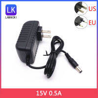 15V 500MA Power Adapter 15V 0.5A เก้าอี้นวด Beauty Instrument Charger LED Light Bar Power Adapter