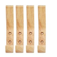 Solid Wood Coat Hooks Creative Wooden Hooks on the Wall Modern Minimalist Coat Hooks Fitting Room Hooks