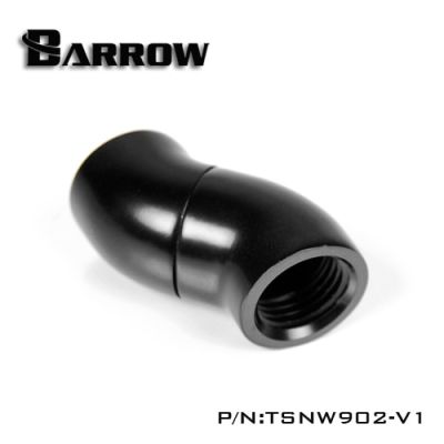 Barrow G1 / 4 "เงินสีดำ90องศาคู่หญิงปลั๊กระบายความร้อนด้วยน้ำหมุนได้ Tsnw902-v1คอมพิวเตอร์ Gadget Hub