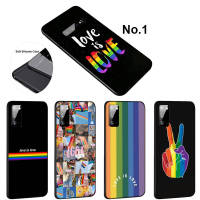 Casing หรับ OPPO F5 A73 F7 F9 Pro A7X F11 F17 F19 A74 A95 Pro Find X3 Pro Lite Neo R9 R9s F1 Plus A76 Reno 7 7Z 6Z FUL78 Love LGBT Pattern Phone เคสโทรศัพท์