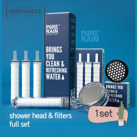 ตัวกรองหัวฝักบัวอาบน้ำบริสุทธิ์และชุดฟิลเตอร์3 ACF + 1ตัวกรองคาร์บอนกำจัดสนิมตัวกรองคลอรีนสิ่งแปลกปลอมช่วยประหยัดน้ำแรงดันน้ำ