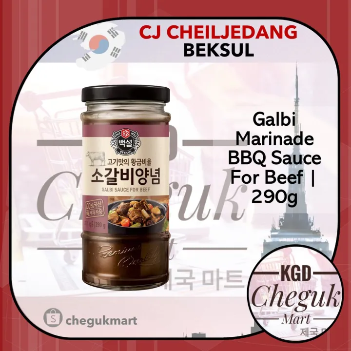 Cj Beksul Beef Galbi Marinade Korean Bbq Sauce Samgyupsal 290g Lazada Ph