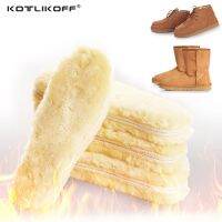 1 Pair Unisex Thermal Insoles For Shoes Winter Snow Boots Thicken Soft Pad Imitation Wool Warm Insoles Heated Insert Cushion Shoes Accessories