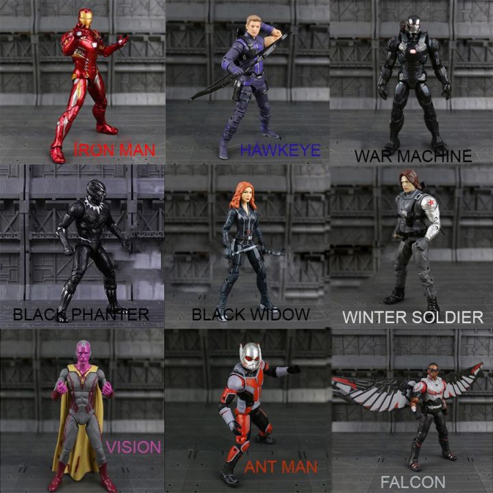 avengers-4-action-figures-marvel-model-toys-iron-man-spiderman-captain-america