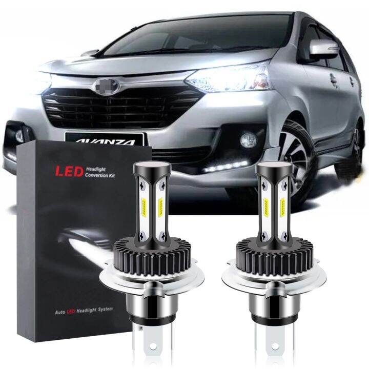 new-หลอดไฟหน้ารถยนต์-led-t12-6000k-สีขาว-แบบเปลี่ยน-สําหรับ-toyota-avanza-f650-2012-2019-1-คู่