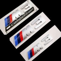 BMW M3 Logo Auto Badge Emblem Trunk Emblem COMPETITION Bar Underlined Thunder Edition Emblem READYSTOCK yang