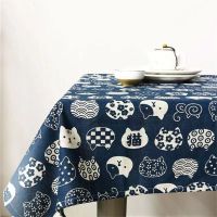 Ins Tablecloth Cotton Linen Art Japanese Small Fresh Living Room Dust Table Cloth Student Dormitory Net Celebrity Desk Mat Table