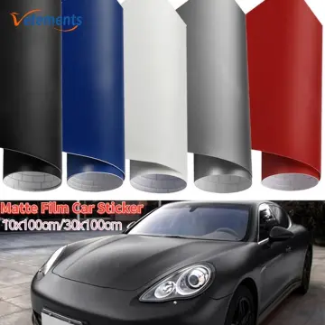 12X60 inch Matte Black Vinyl Film Wrap Car Diy Sticker