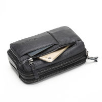 Mens Clutch Made of Genuine Leather Change Phone Hand Bag Storage Case Wrist Organizer Mens Long Wallet Vintage Clutch Bags