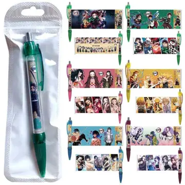 Demon Slayer Kimetsu no Yaiba Erasable Gel Pen (1 Set 6 Pcs