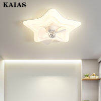 KAIAS Scandinavian ไฟเพดานใหม่,บรรยากาศโมเดิร์นเรียบง่ายไฟเพดานห้องนอนดาวเต็มไฟ Led บุคลิกภาพที่สร้างสรรค์แสงกลมโคมไฟและตะเกียง