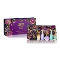 Set Anna Sui Mini Fragrance Set &amp; Pouch (กล่องม่วง) 5 x 4 ml. กล่องซีล ป้ายคิงพาวเวอร์