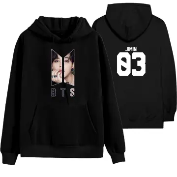 Jungkook Zip Hoodie The Same Harajuku Zipper Sweatshirt Female