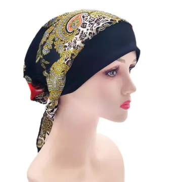 Swim Cap | Swimming Hat | Camouflage Military Pre Tied Head Wrap Fashion  Scarf Hair cover for men and Women