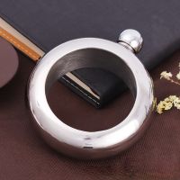 Creative Bangle Bracelet Hip Flask With Funnel Stainless Steel Alcohol Whiskey Hip Flask Pocket Flagon Chic Drinkware