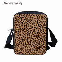 Nopersonality Small Messenger Bags for Women 3D Colorful Lepord Skin Print Lady Crossbody Bags Fashion Female Shoulder Bag