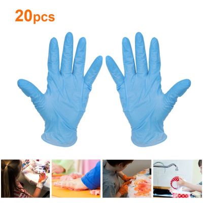 20Pcs Children Disposable Gloves Elastic Latex Gloves Sanitary Protective Gloves For Painting or Baking Food Safety Gloves