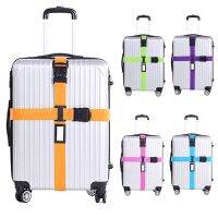 【CW】 1 Pcs Luggage Binding Adjustable Suitcase With Lock Rope Band Accessories